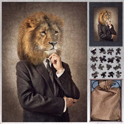 Lion Puzzle - PuzzlesPrint