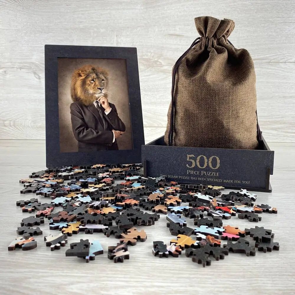 Lion Puzzle - PuzzlesPrint