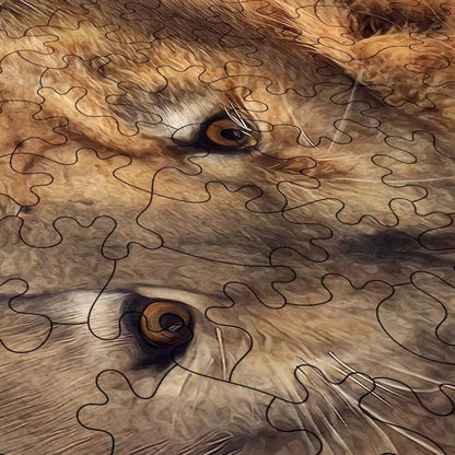 Lion Puzzle - PuzzlesPrint