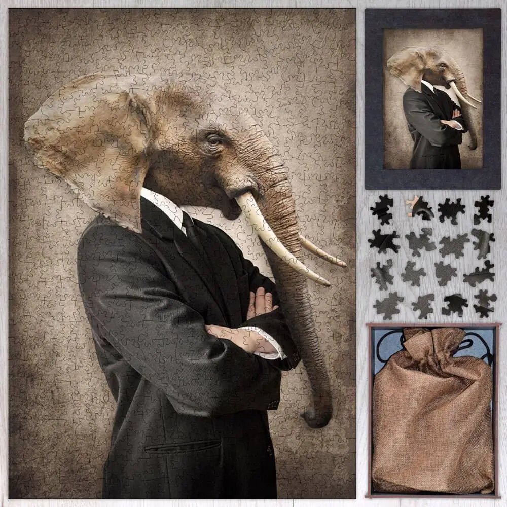 Elephant Puzzle - PuzzlesPrint