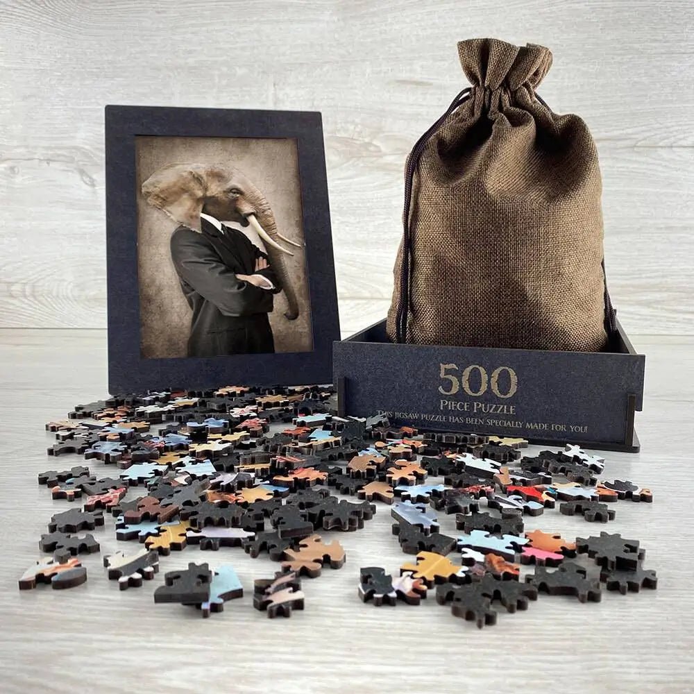 Elephant Puzzle - PuzzlesPrint