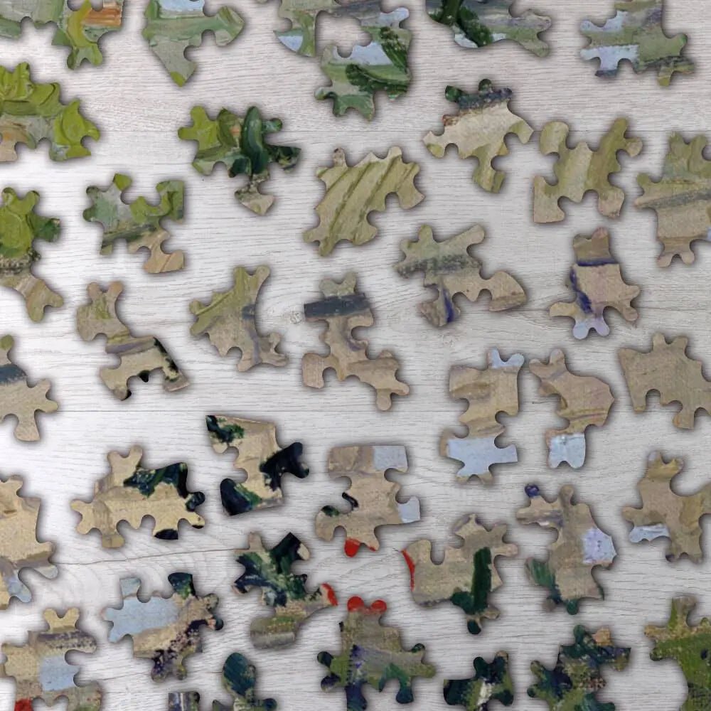 Houses at Auvers Puzzle - PuzzlesPrint