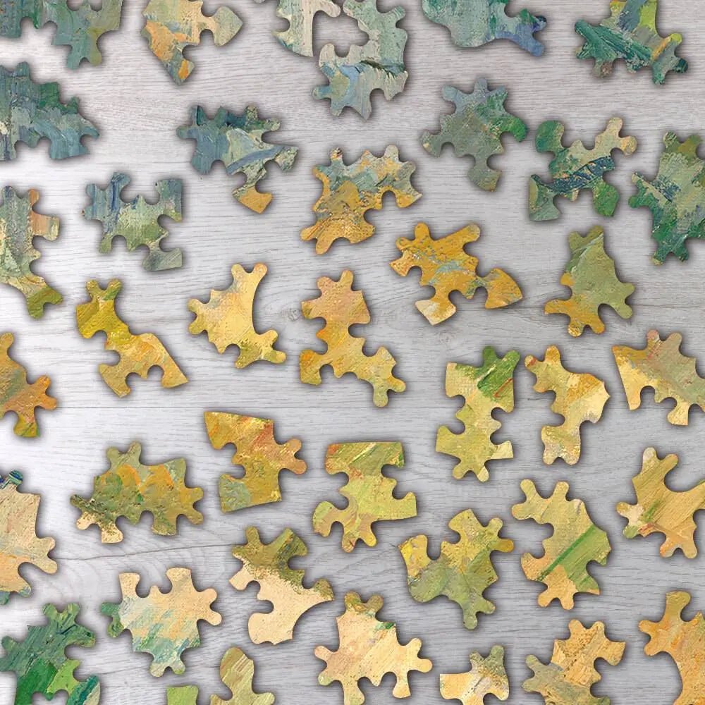 Houses in Provence,The Riaux Valley near L'Estaque Puzzle - PuzzlesPrint