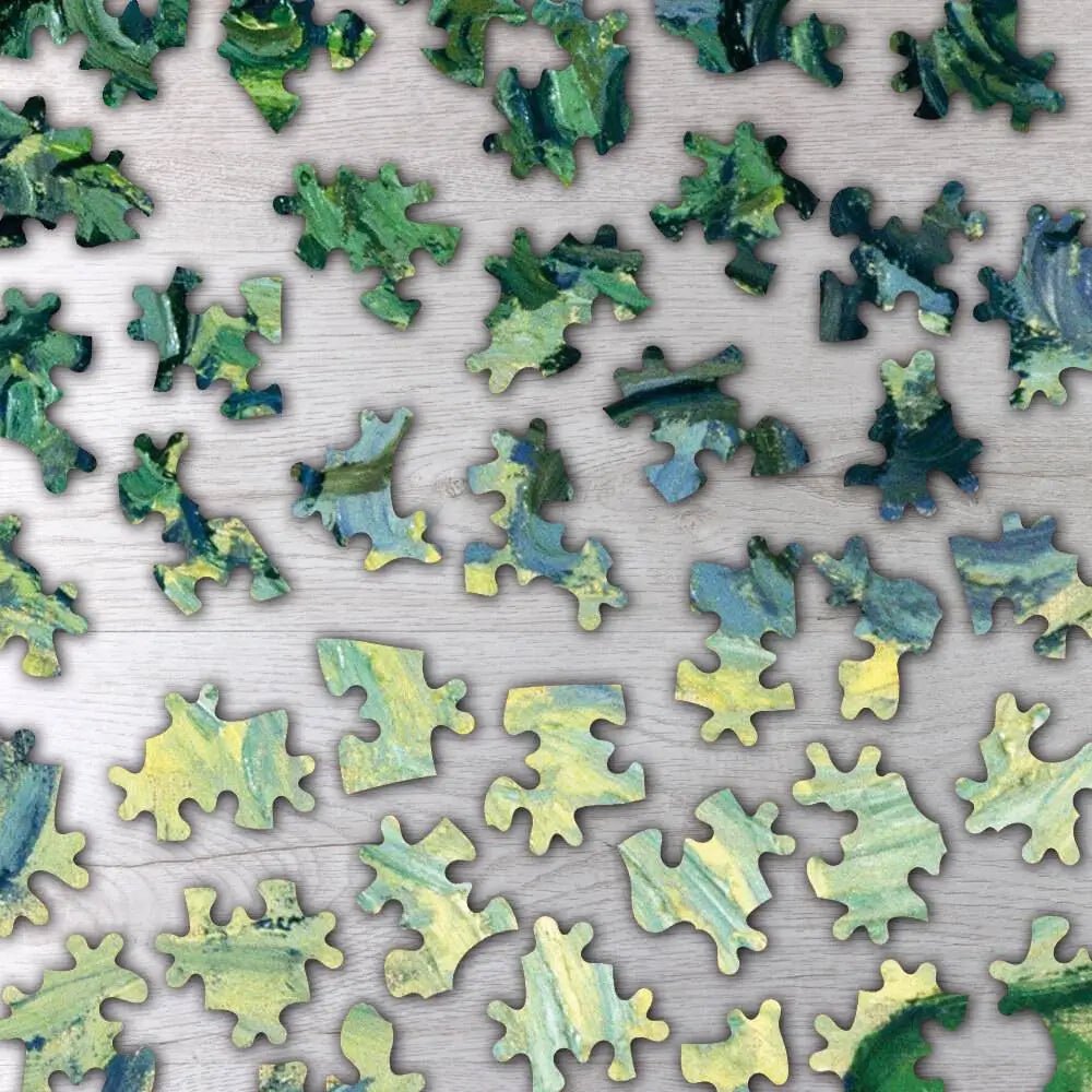 Olive Trees with the Alpilles in the Background Puzzle - PuzzlesPrint