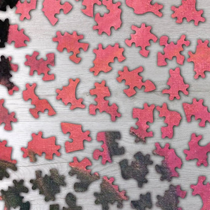 Still Life with Head - Shaped Vase and Japanese Woodcut Puzzle - PuzzlesPrint