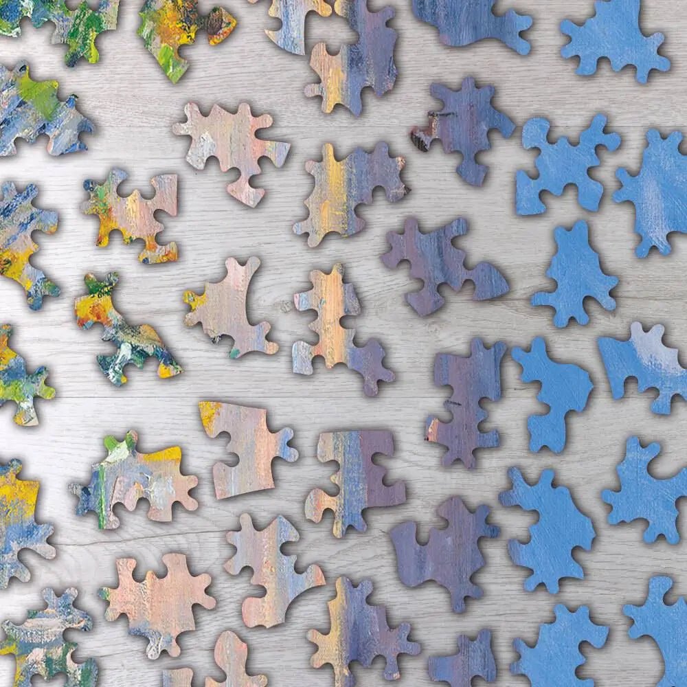 The Artist's Garden at Vétheuil Puzzle - PuzzlesPrint