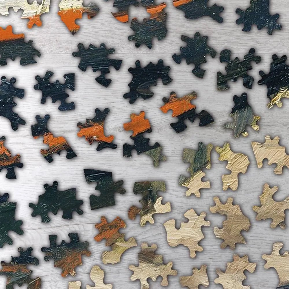 Barges at Pontoise Puzzle - PuzzlesPrint