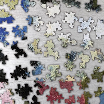 Composition with the Yellow Half - Moon and the Y Puzzle - PuzzlesPrint