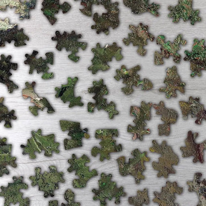 The Gardener - Old Peasant with Cabbage Puzzle - PuzzlesPrint