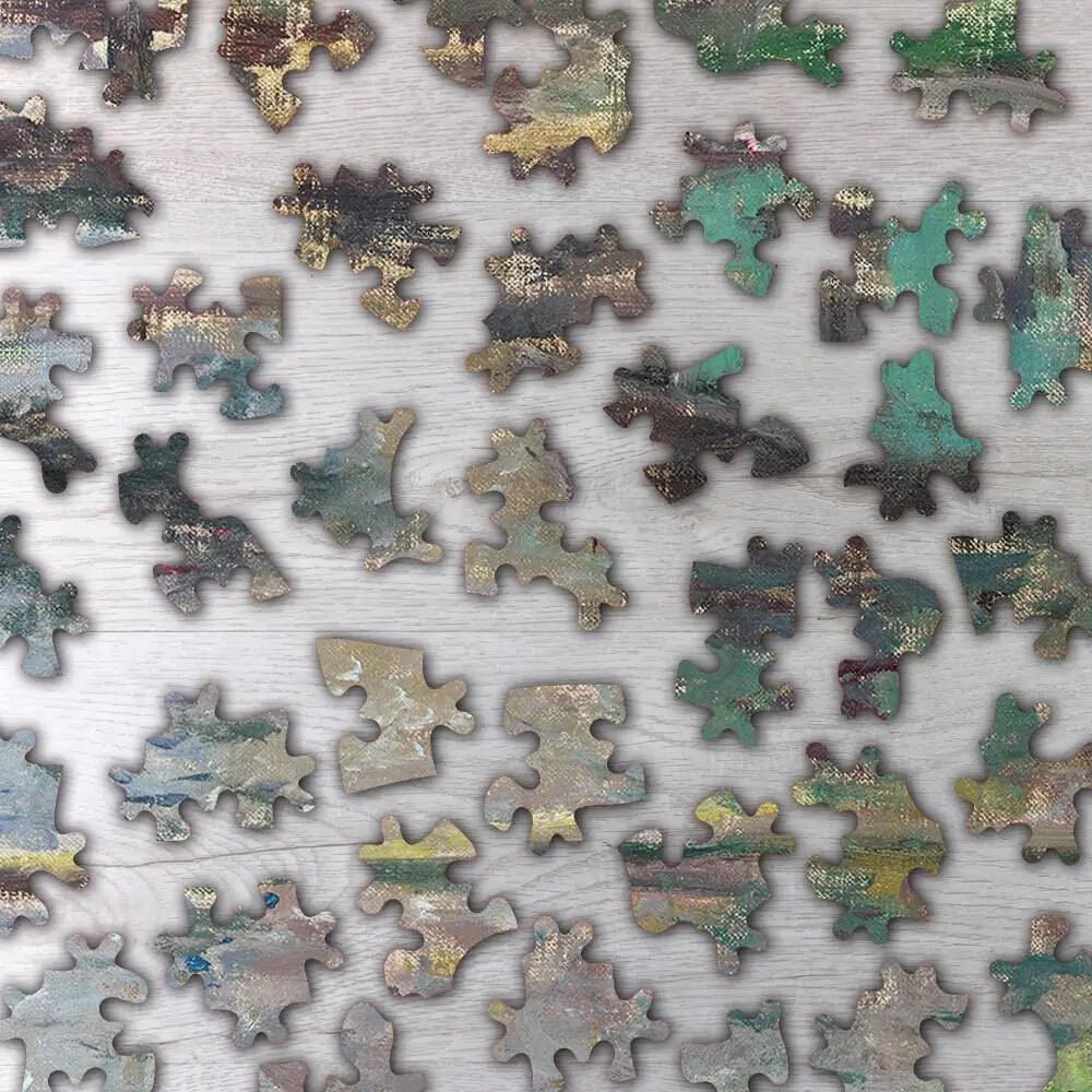 Bridge at Argenteuil on a Gray Day Puzzle - PuzzlesPrint