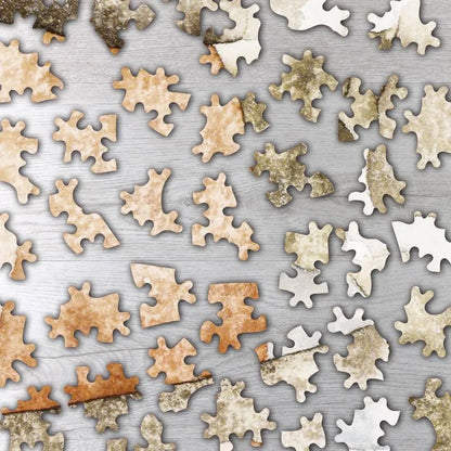 Bermuda, Houses Seen Through Trees Puzzle - PuzzlesPrint