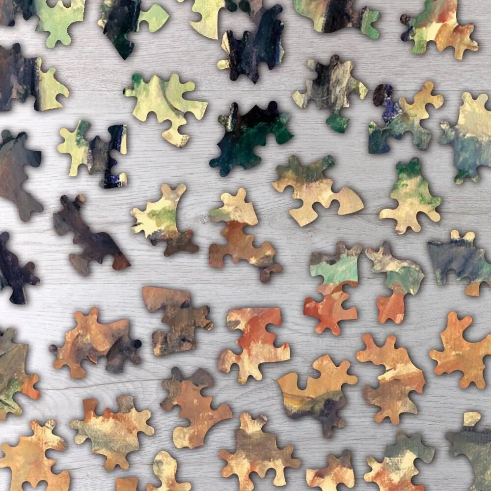 Trees and Houses Near the Jas de Bouffan Puzzle - PuzzlesPrint