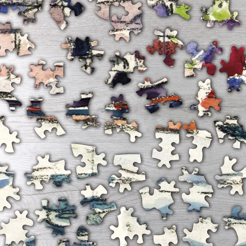 River Scene, Rouen Puzzle - PuzzlesPrint