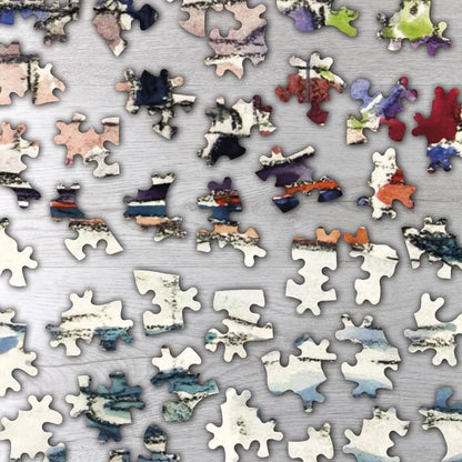 River Scene, Rouen Puzzle - PuzzlesPrint