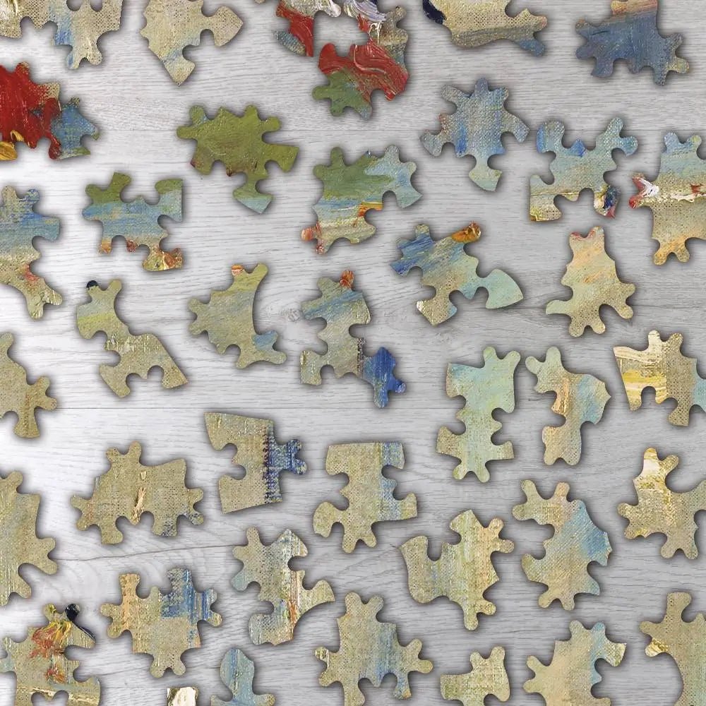 The Rue Mosnier with Flags Puzzle - PuzzlesPrint