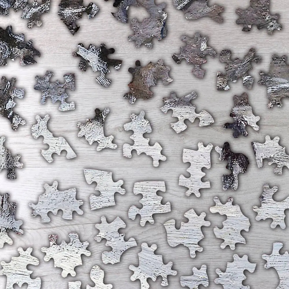 Snow at Louveciennes Puzzle - PuzzlesPrint