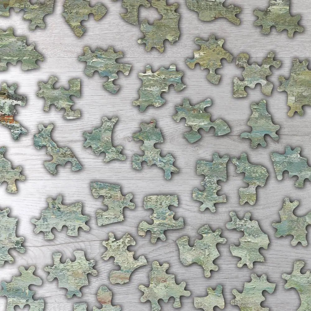 The Louvre, Afternoon, Rainy Weather Puzzle - PuzzlesPrint