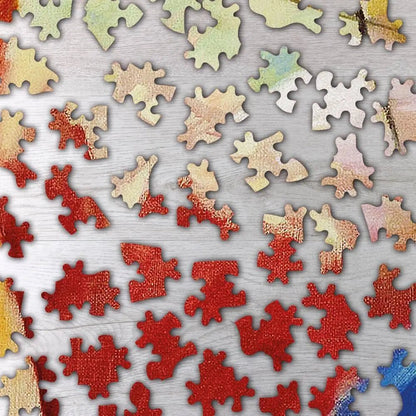 Painting with Green Center Puzzle - PuzzlesPrint