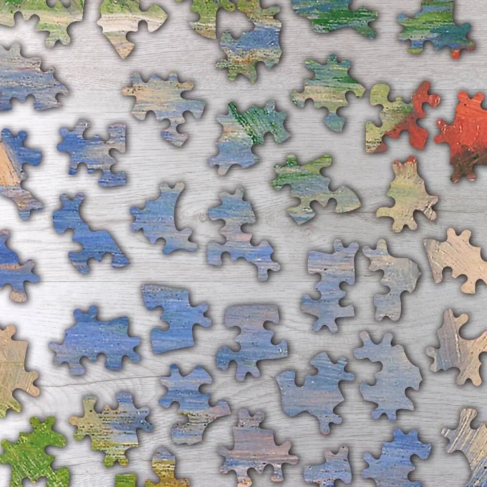 Final Study for Bathers at Asnières Puzzle - PuzzlesPrint