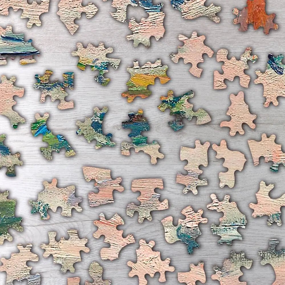 The Beach and the Falaise d'Amont Puzzle - PuzzlesPrint