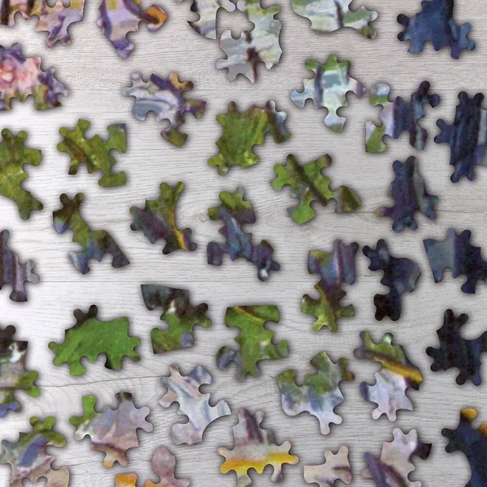 View of Arles, Flowering Orchards Puzzle - PuzzlesPrint