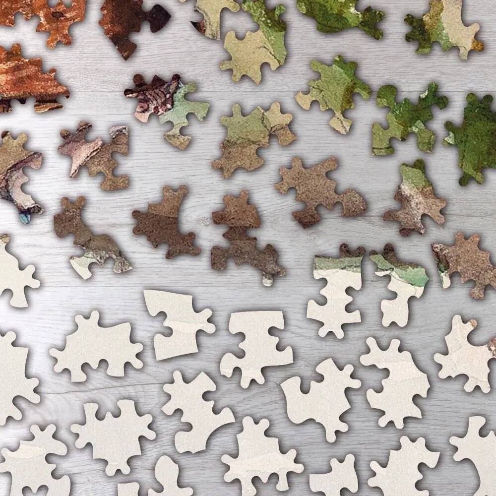 Girl Carrying a Basket Puzzle - PuzzlesPrint