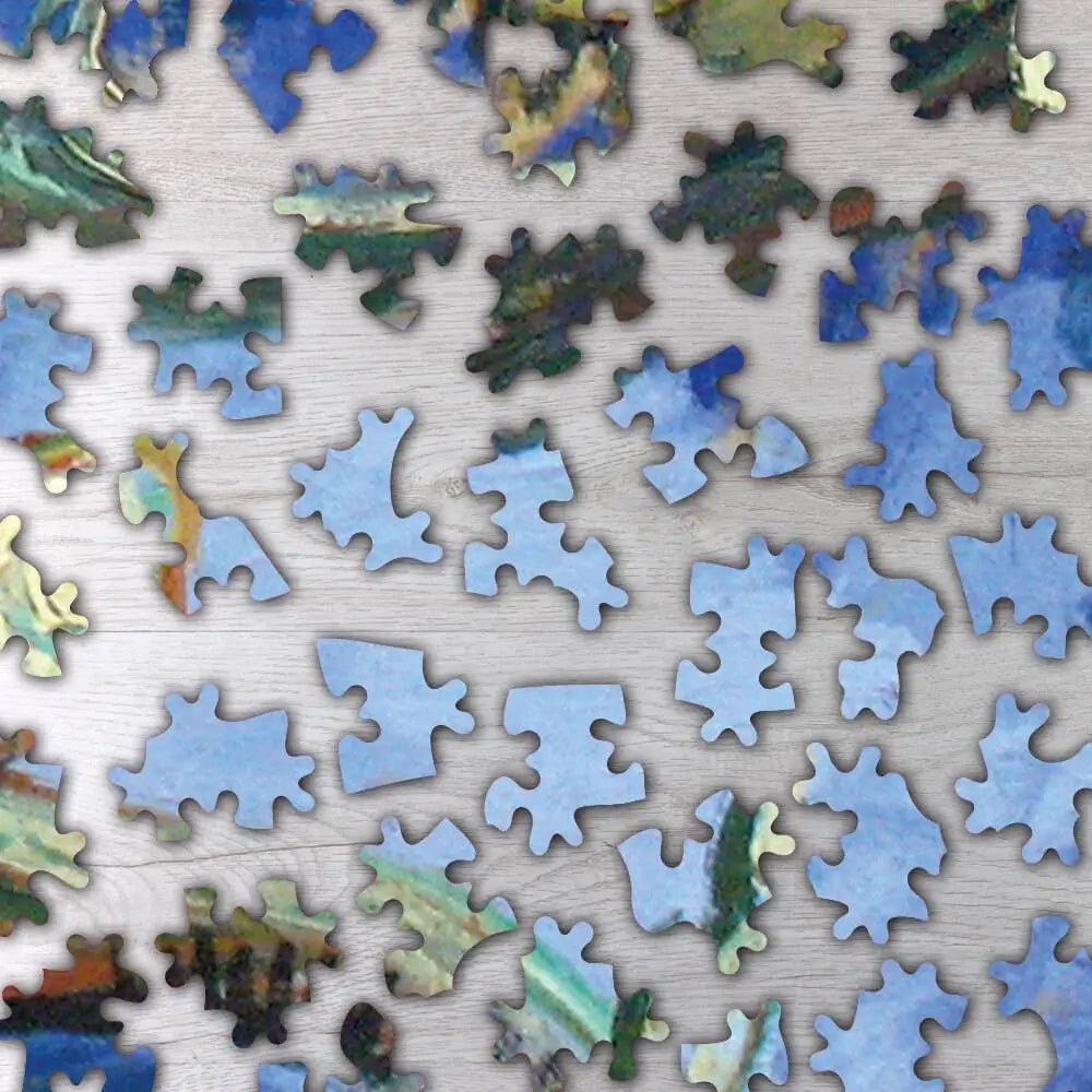 Four Withered Sunflowers Puzzle - PuzzlesPrint