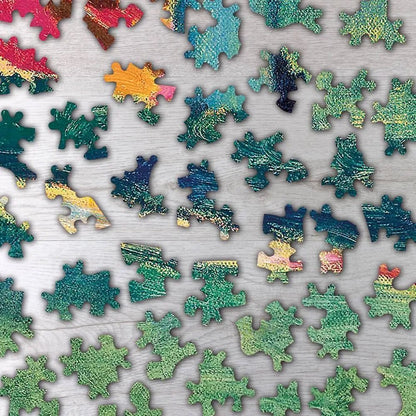 Landscape with Two Poplars Puzzle - PuzzlesPrint