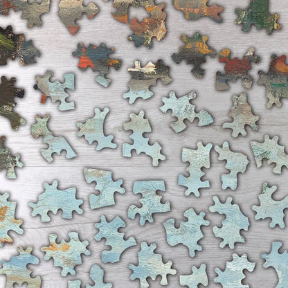 Ships Riding on the Seine at Rouen Puzzle - PuzzlesPrint