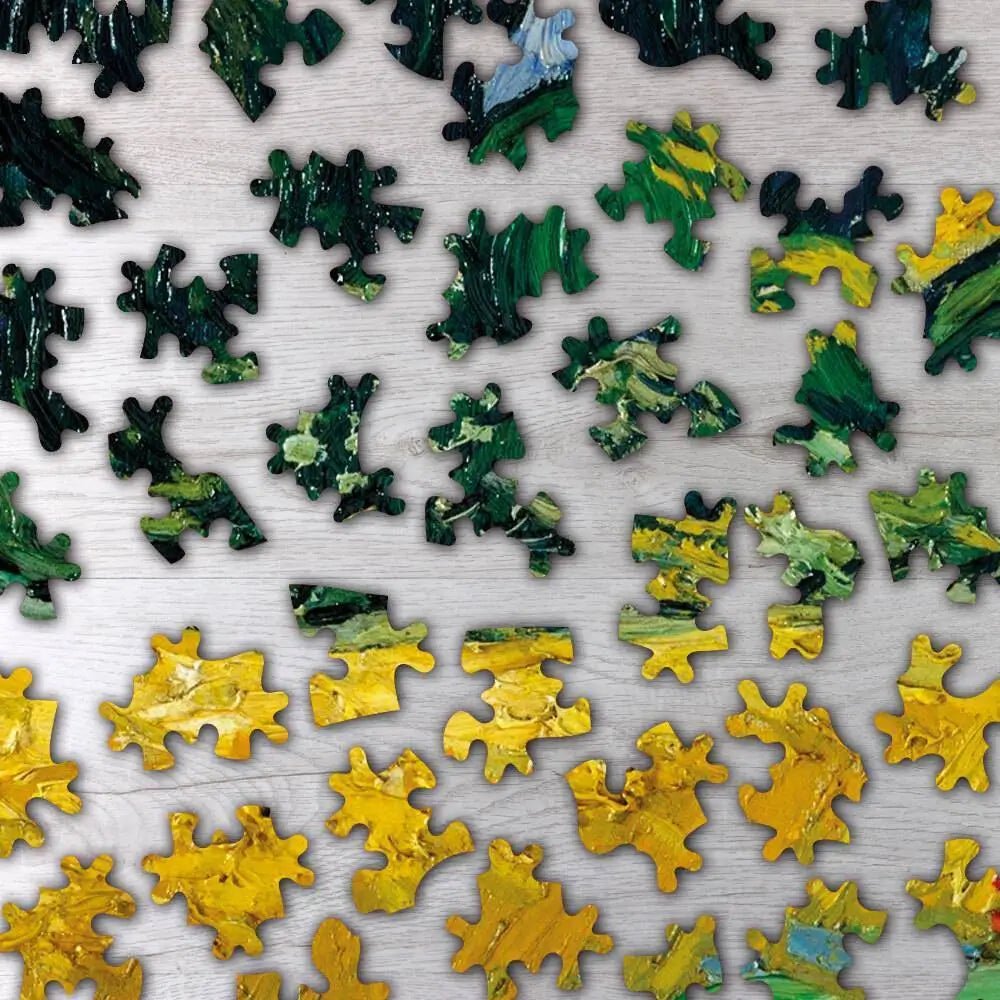 Wheatfield with Cypresses Puzzle - PuzzlesPrint