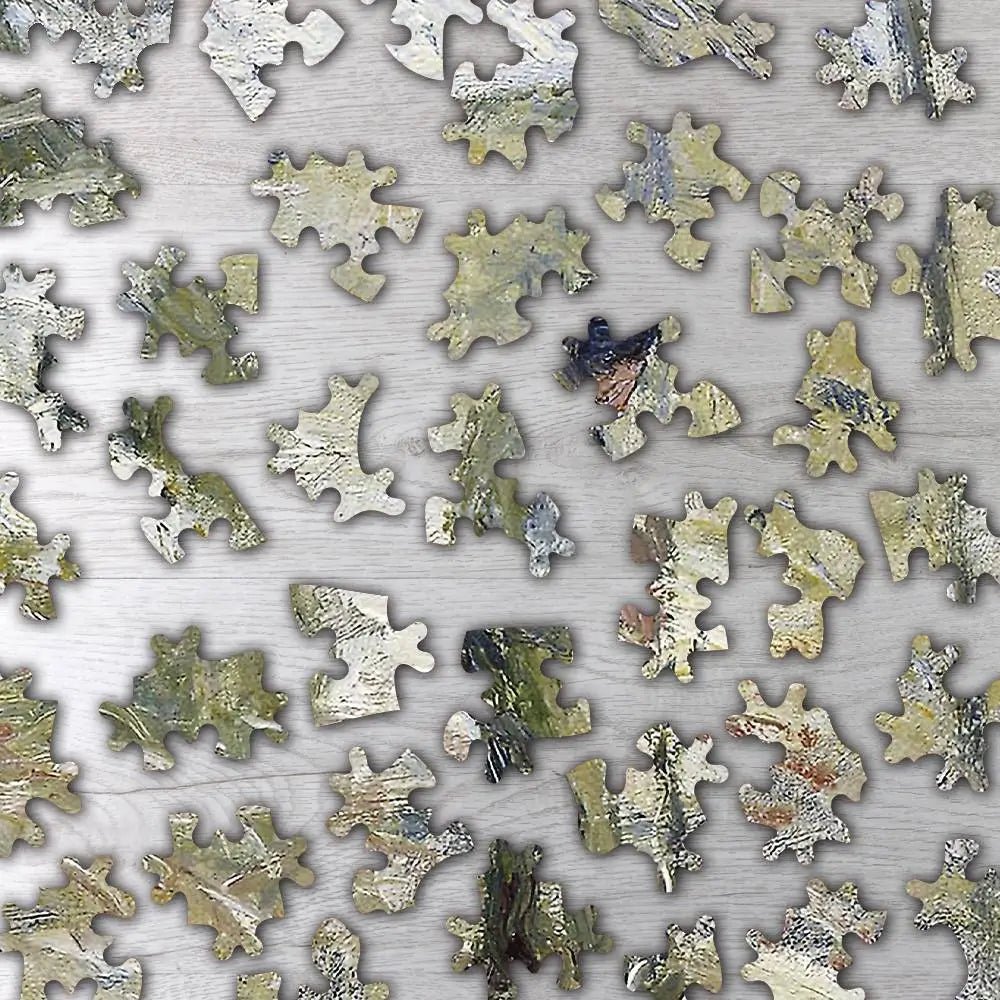 Rabbit Warren at Pontoise, Snow Puzzle - PuzzlesPrint