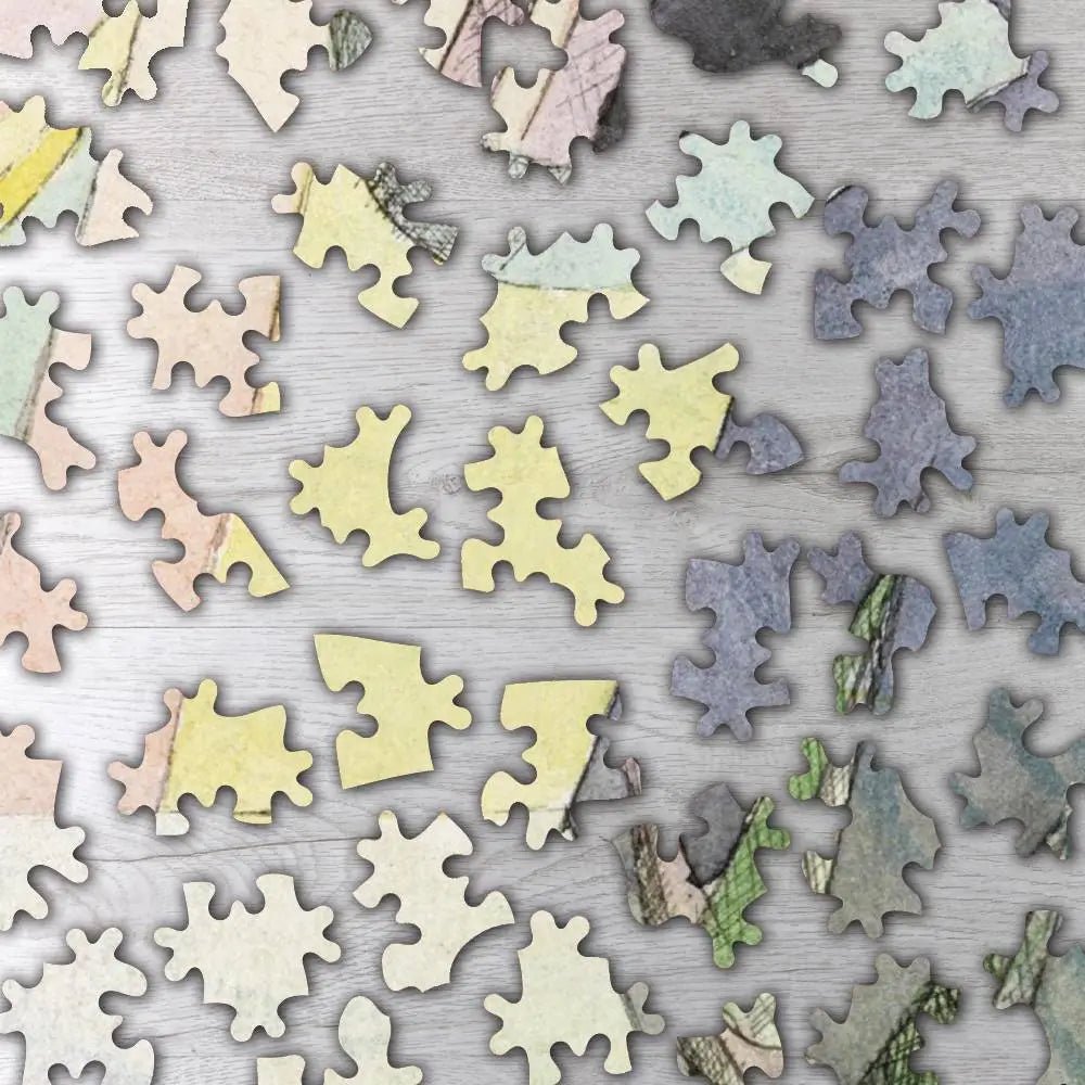 Black Columns in a Landscape Puzzle - PuzzlesPrint