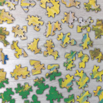 Avenue near Arles with Houses Puzzle - PuzzlesPrint