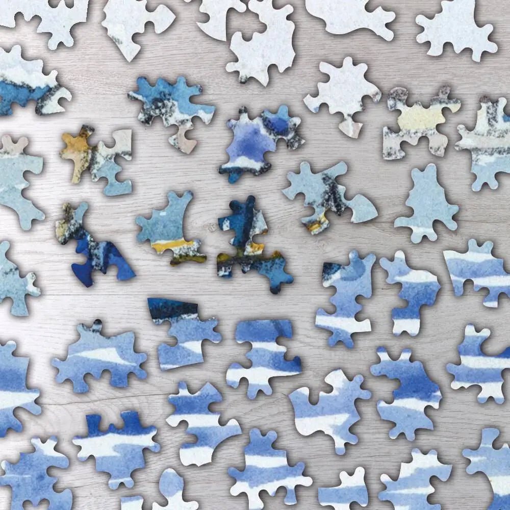 Marine Scene (Boats near Venice) Puzzle - PuzzlesPrint