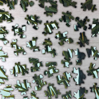 Virgin Forest at Sunset Puzzle - PuzzlesPrint