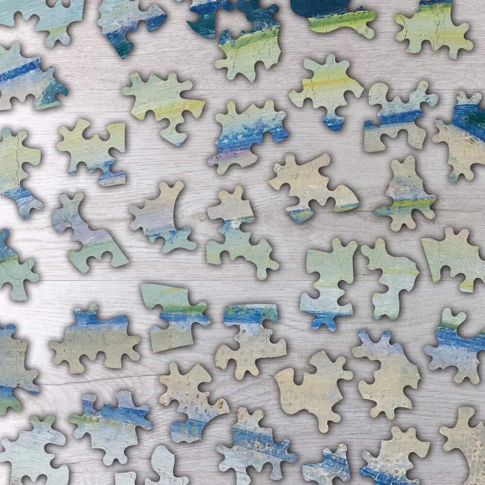 Fruit Dish on a Garden Chair Puzzle - PuzzlesPrint