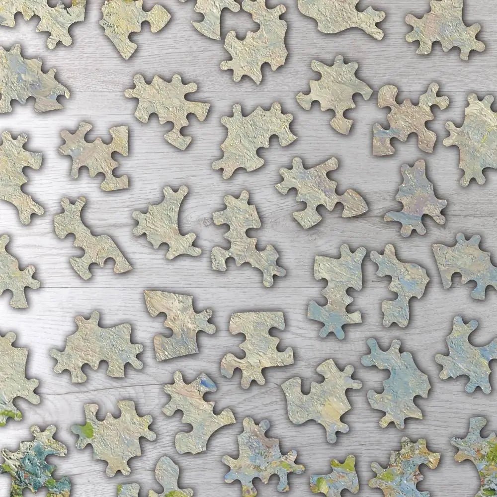 Landscape at Saint - Charles, Near Gisors, Sunset Puzzle - PuzzlesPrint