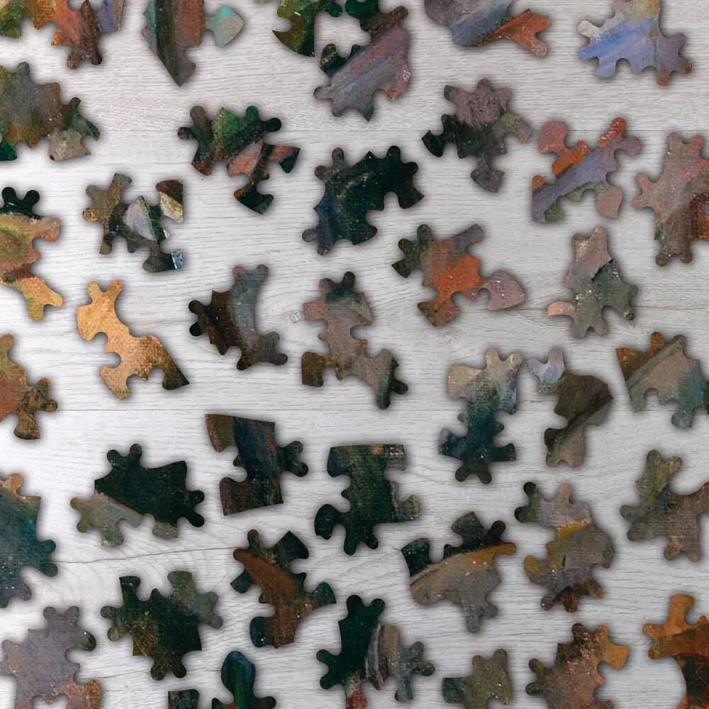 Rocks at Fontainebleau Puzzle - PuzzlesPrint