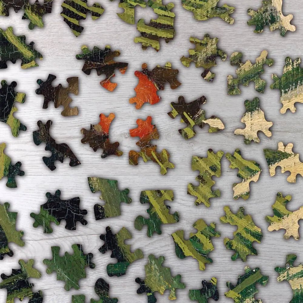 Monkeys and Parrot in the Virgin Forest Puzzle - PuzzlesPrint