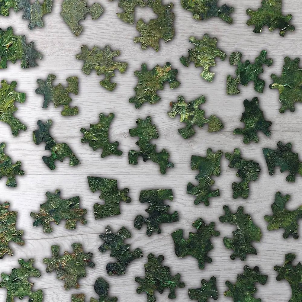 Edge of the Woods Near L'Hermitage, Pontoise Puzzle - PuzzlesPrint