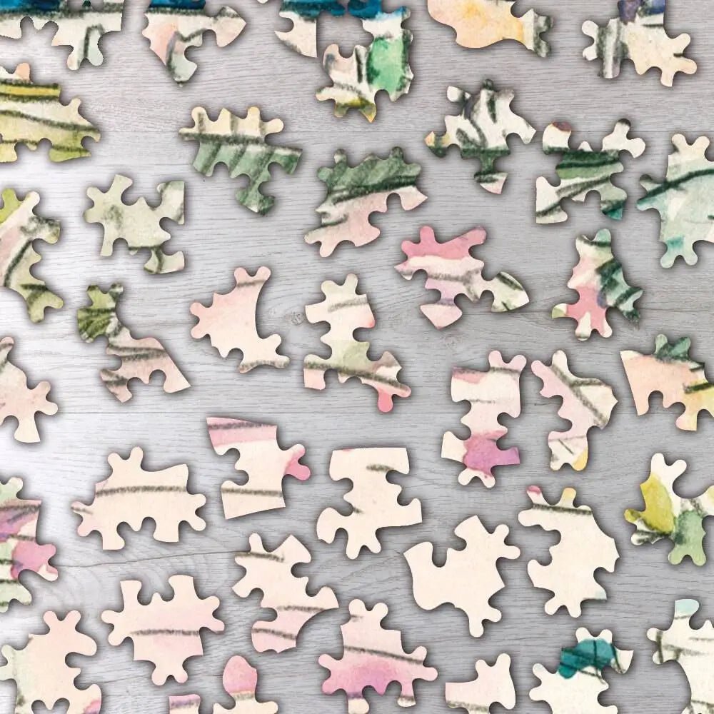 Petit Andely - The River Bank Puzzle - PuzzlesPrint