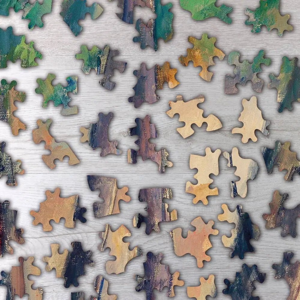 Millstone and Cistern under Trees Puzzle - PuzzlesPrint