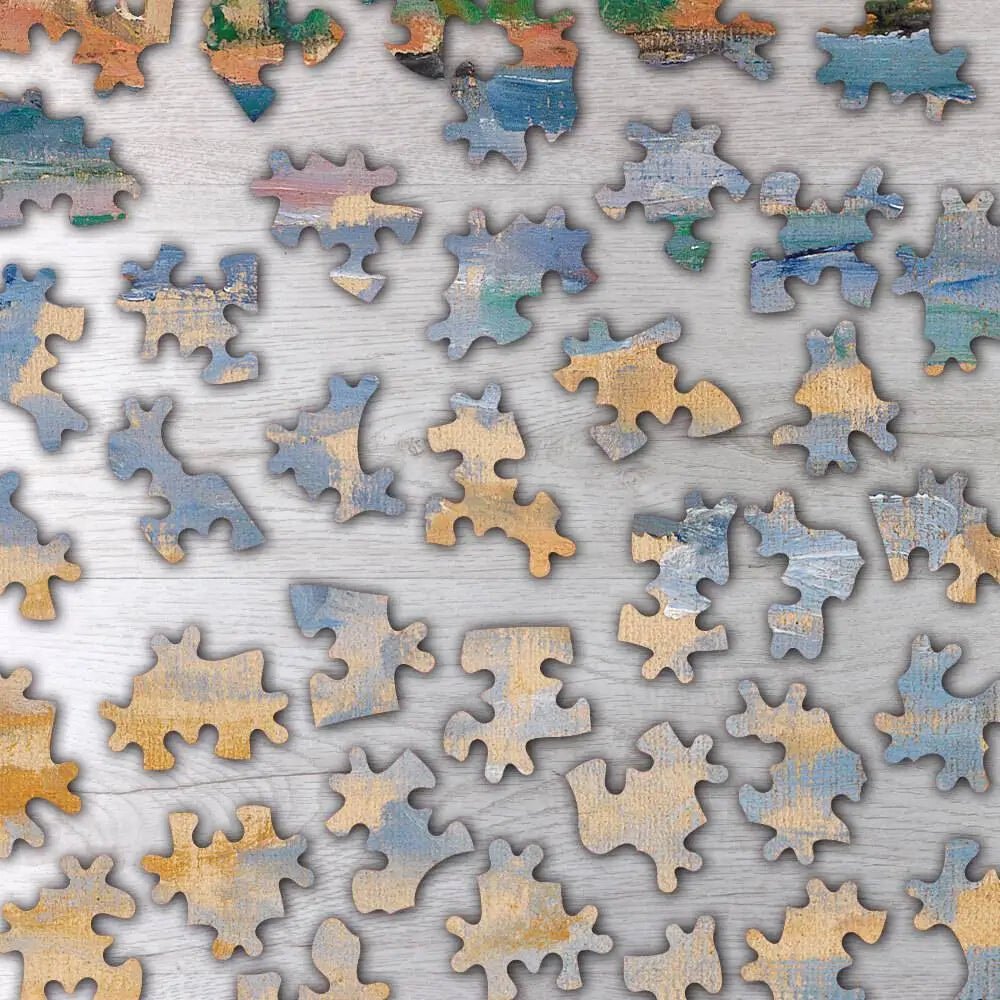 The Village of L'Estaque Seen from the Sea Puzzle - PuzzlesPrint