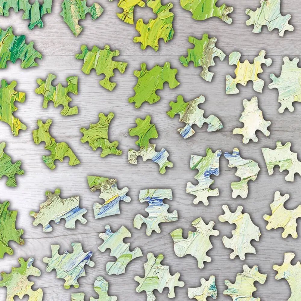 Green Wheat Fields, Auvers Puzzle - PuzzlesPrint