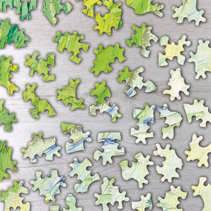 Green Wheat Fields, Auvers Puzzle - PuzzlesPrint