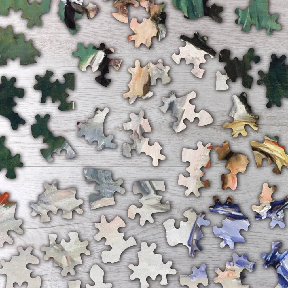 The Monet Family in Their Garden at Argenteuil Puzzle - PuzzlesPrint