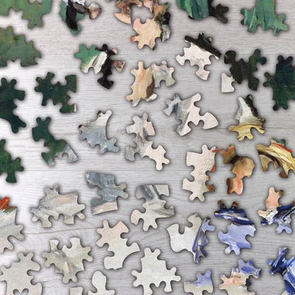 The Monet Family in Their Garden at Argenteuil Puzzle - PuzzlesPrint