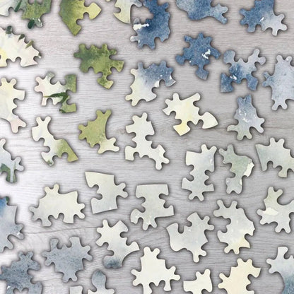 Yellow and Blue Puzzle - PuzzlesPrint