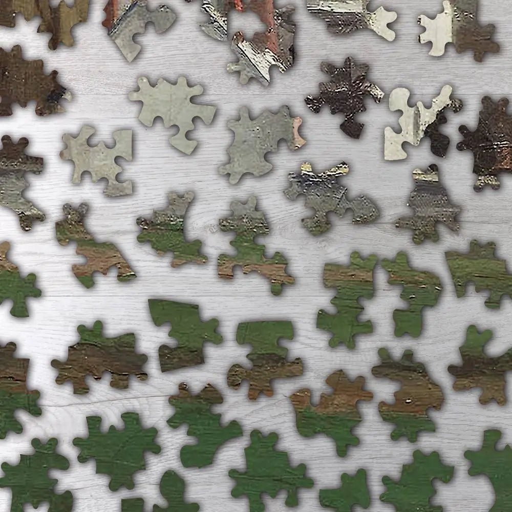 The Banks of the Marne in Winter Puzzle - PuzzlesPrint
