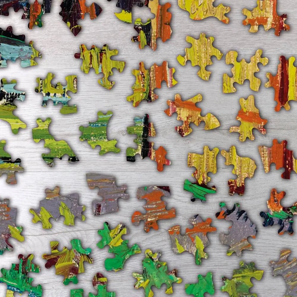 Orchard Bordered by Cypresses Puzzle - PuzzlesPrint